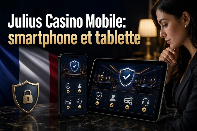 Julius Casino Mobile: accès sur smartphone, tablette et navigateur