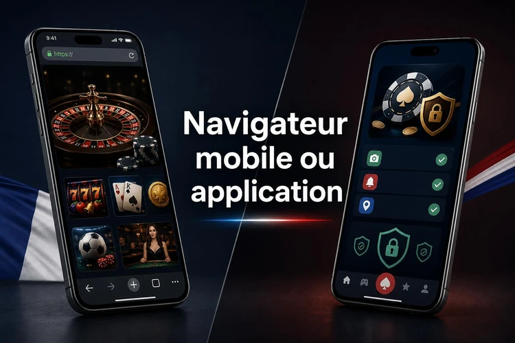 Navigateur mobile et Julius Casino Application: différences utiles