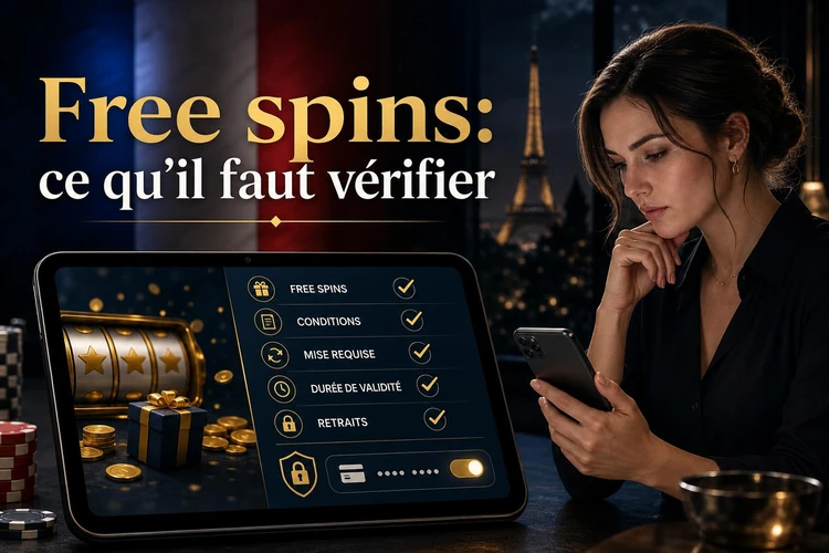 Free spins et bonus gratuit: ce qu’il faut vérifier